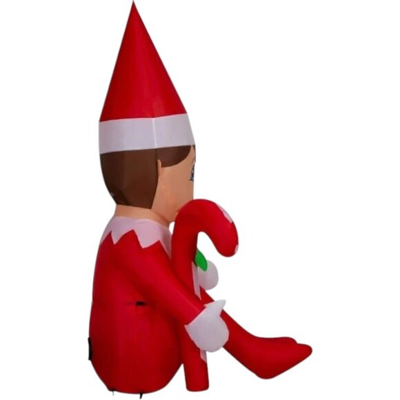 4.5 Ft Elf on Shelf Airblown Christmas Inflatable LED Lights Up your Yard 2025 - Picture 5 of 6